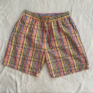 PETER MILLAR Swim Trunks Shorts Colorful Stripes